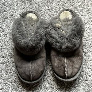 Gray Ugg Coquette Slippers